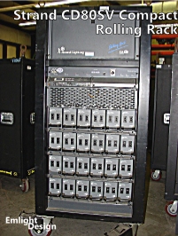 Strand Lighting CD80SV Compact Rolling Rack Strand Lighting CD80SV Compact Rolling Rack